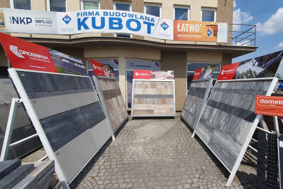 materiały budowlane, pustaki ceramiczne, kostka brukowa Kępno