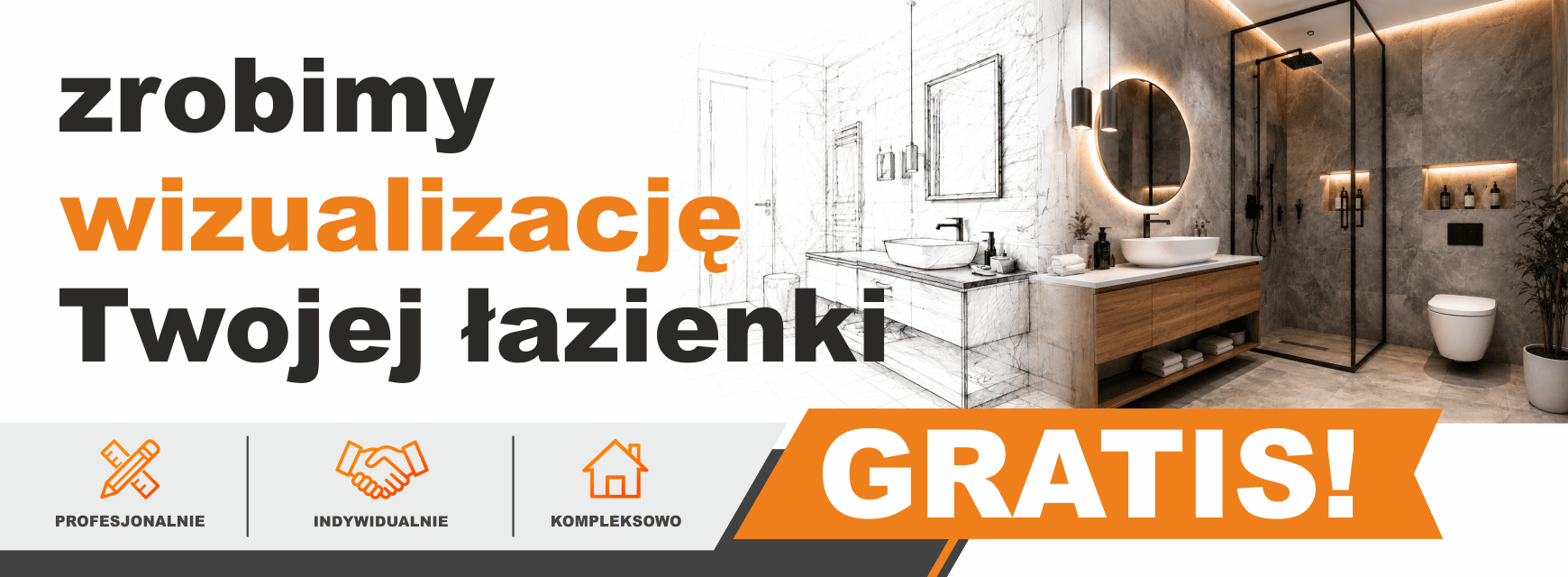 Aranżacje łazienek 3D